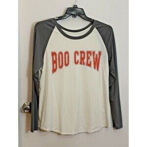 Isabel "Boo Crew" Ingrid & Isabel XL Long Sleeve Graphic Tee Halloween T-Shirt